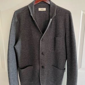 Buck Mason Charcoal Felted Chore Coat